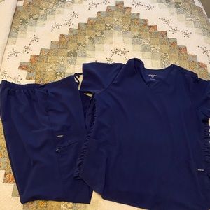 Jockey Navy Blue scrub set xl